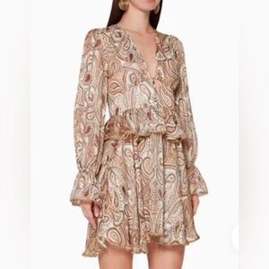 SHONA JOY Pallenberg Plunged Mini Dress